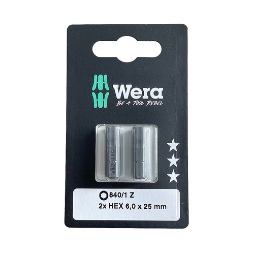 Wera 840 sechskant plus - sechskant, /
